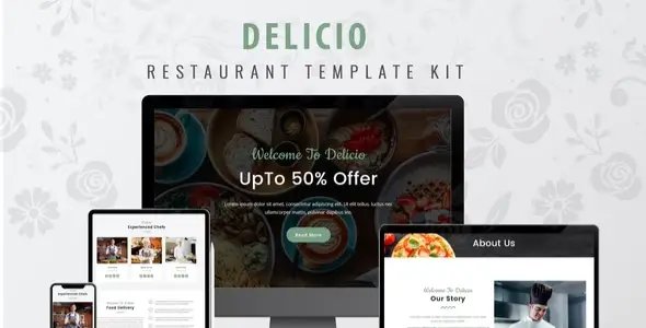 Delicio – Restaurant WordPress Template Kit
